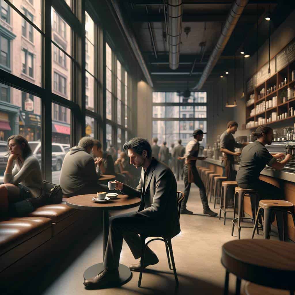 Finding hope worldwide in New York café.