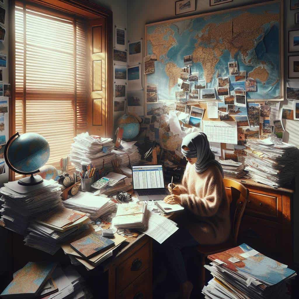 Organized chaos planning a sabbatical abroad.