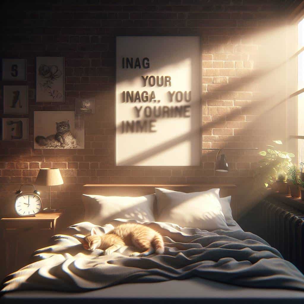 Morning positive habit formation scene.