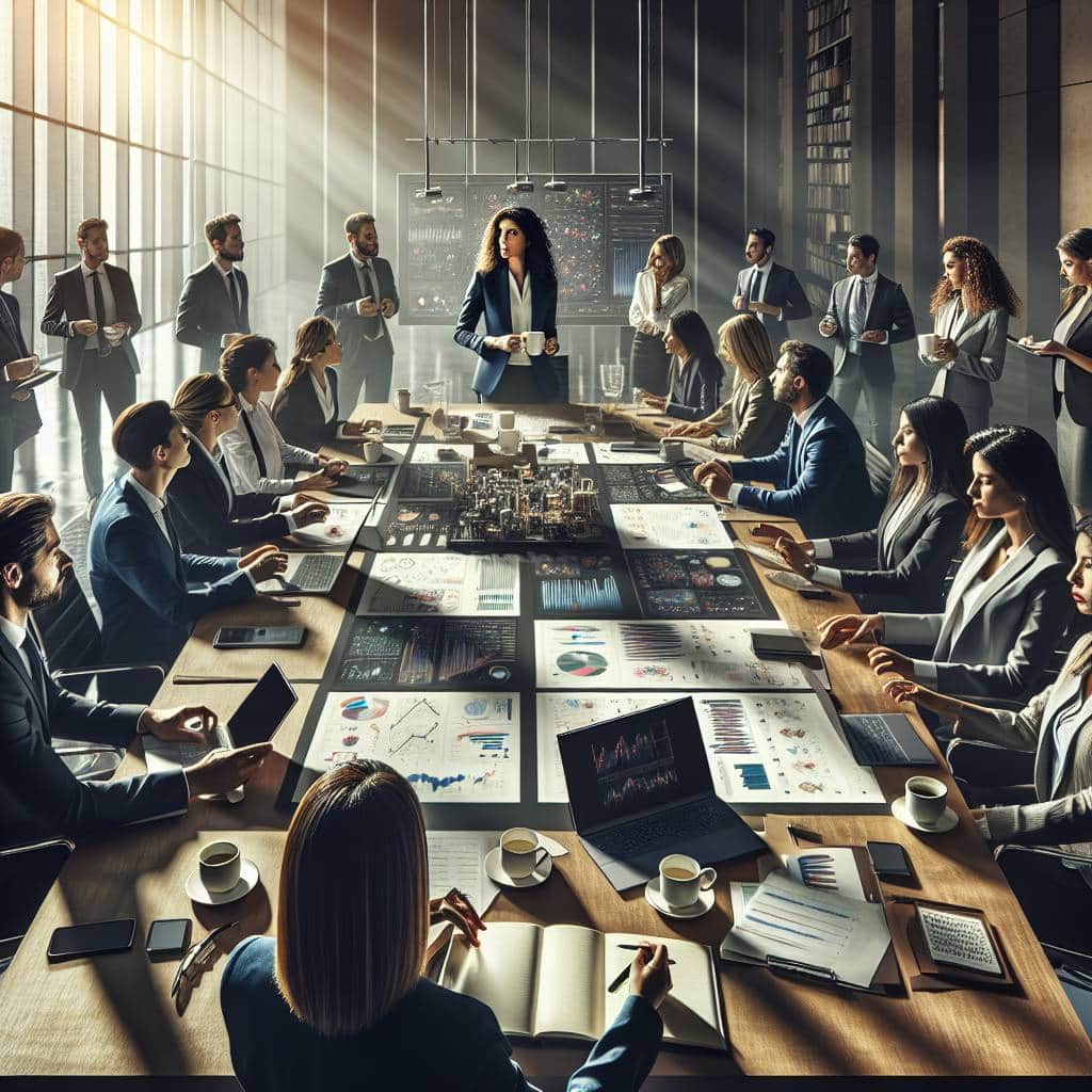 Project management essentials in collaborative teamwork.