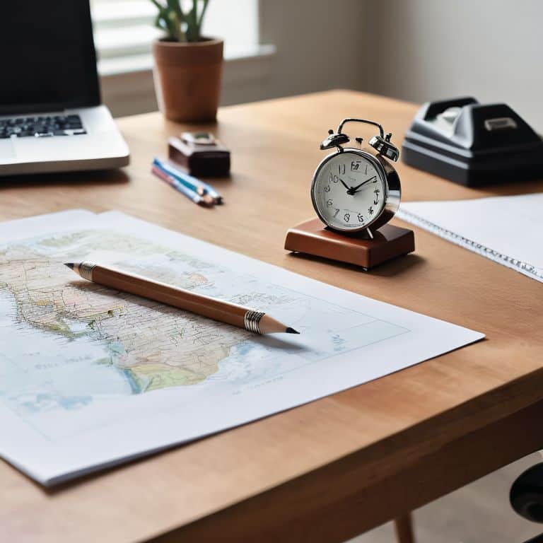Productivity globe with 5 timeless tips