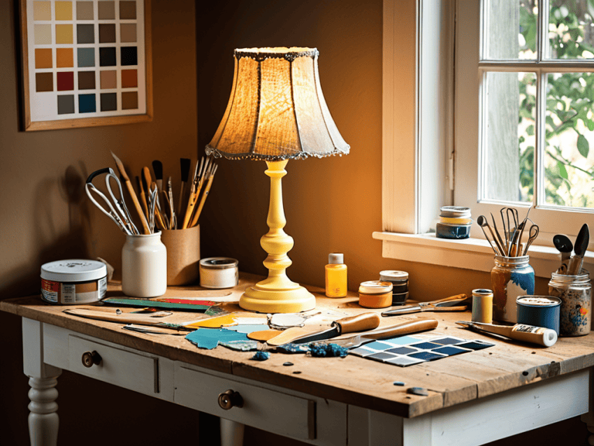 DIY lamp makeover inspiration