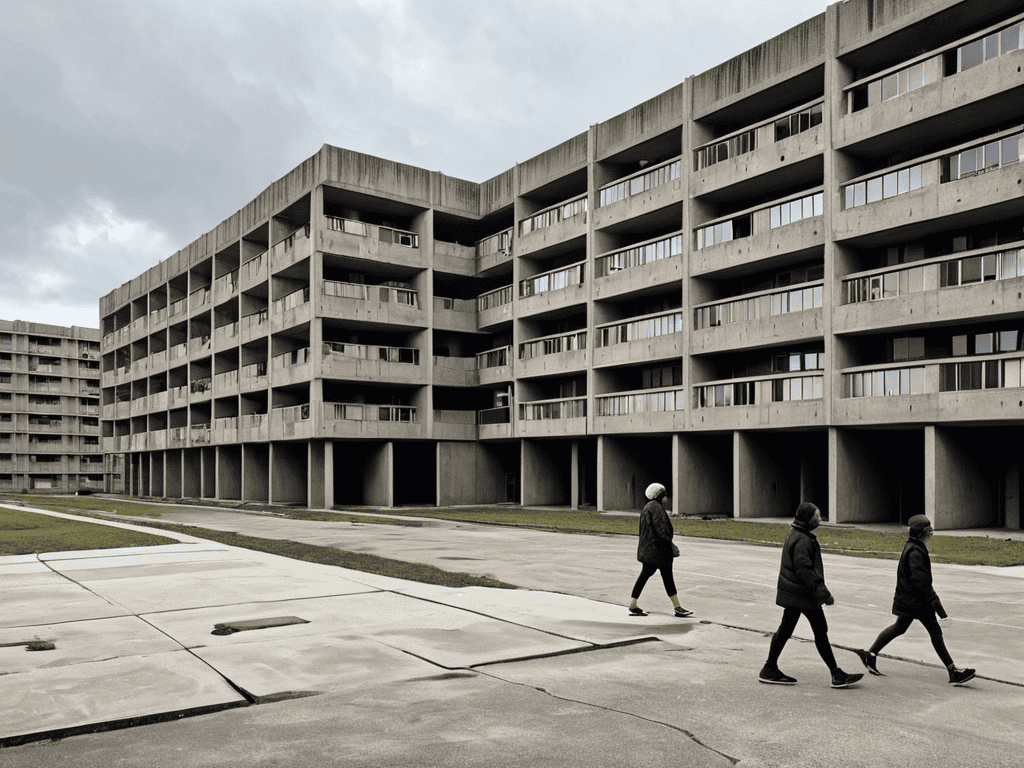 Brutalist public housing complexities
