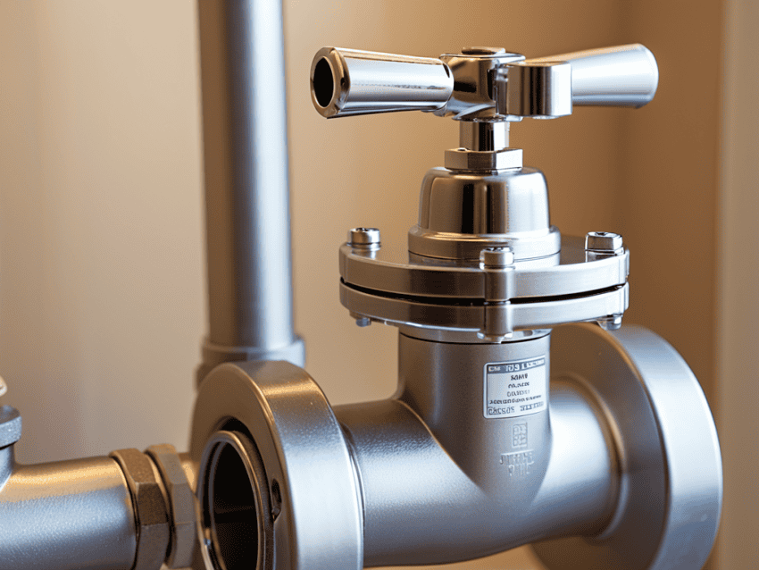 Smart Water Shut-off Valves installed indoors
