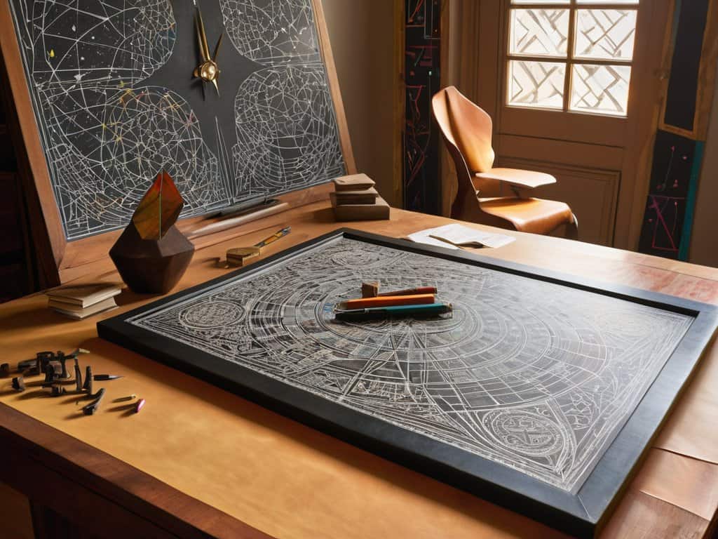 Mathematical beauty inspires creativity