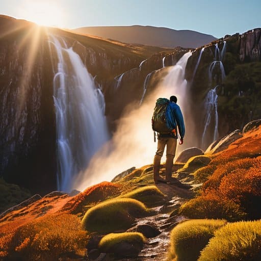 Hiker beside waterfall, GlobeTrotter – Community‑Driven Roadmaps