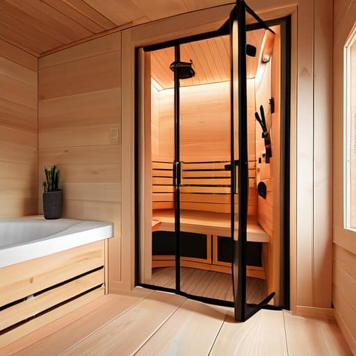Wrapping It All Up, tiny sauna corner