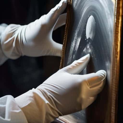 Professional Daguerreotype restoration process.