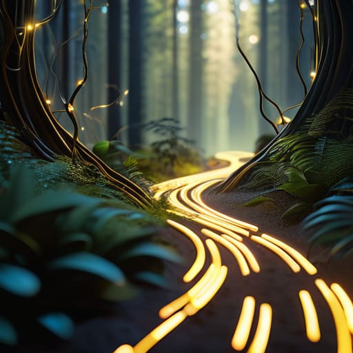 Navigating the Digital Wild through information trails.