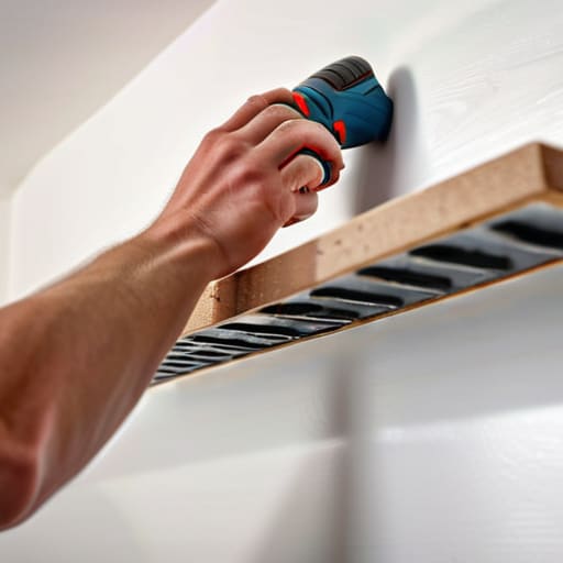 How to hang a shelf on plasterboard.